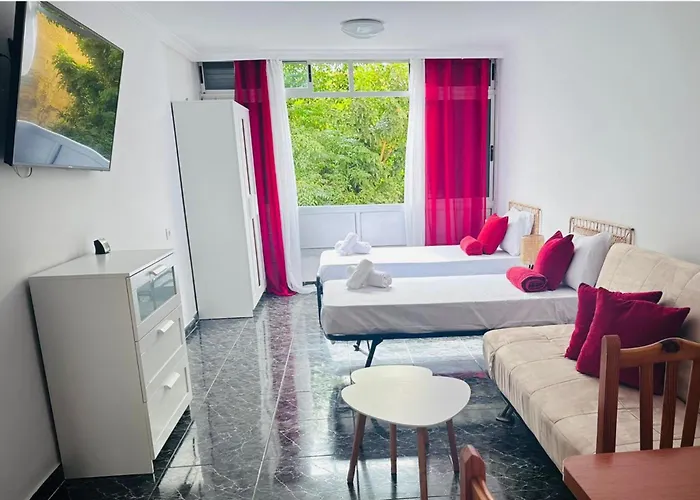 Cozy 2-bed & Sofa-bed - Pool Wifi Pets Apartamento Los Cristianos (Tenerife)